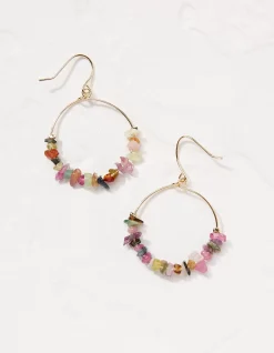 Women FatFace View All|Semi Precious Stone Hoops