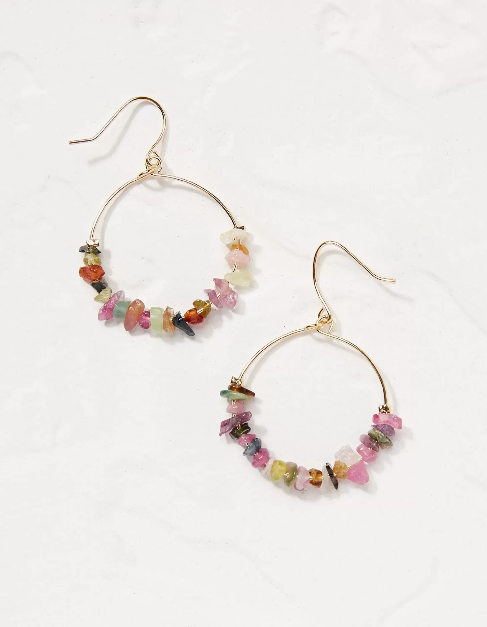 Women FatFace View All|Semi Precious Stone Hoops