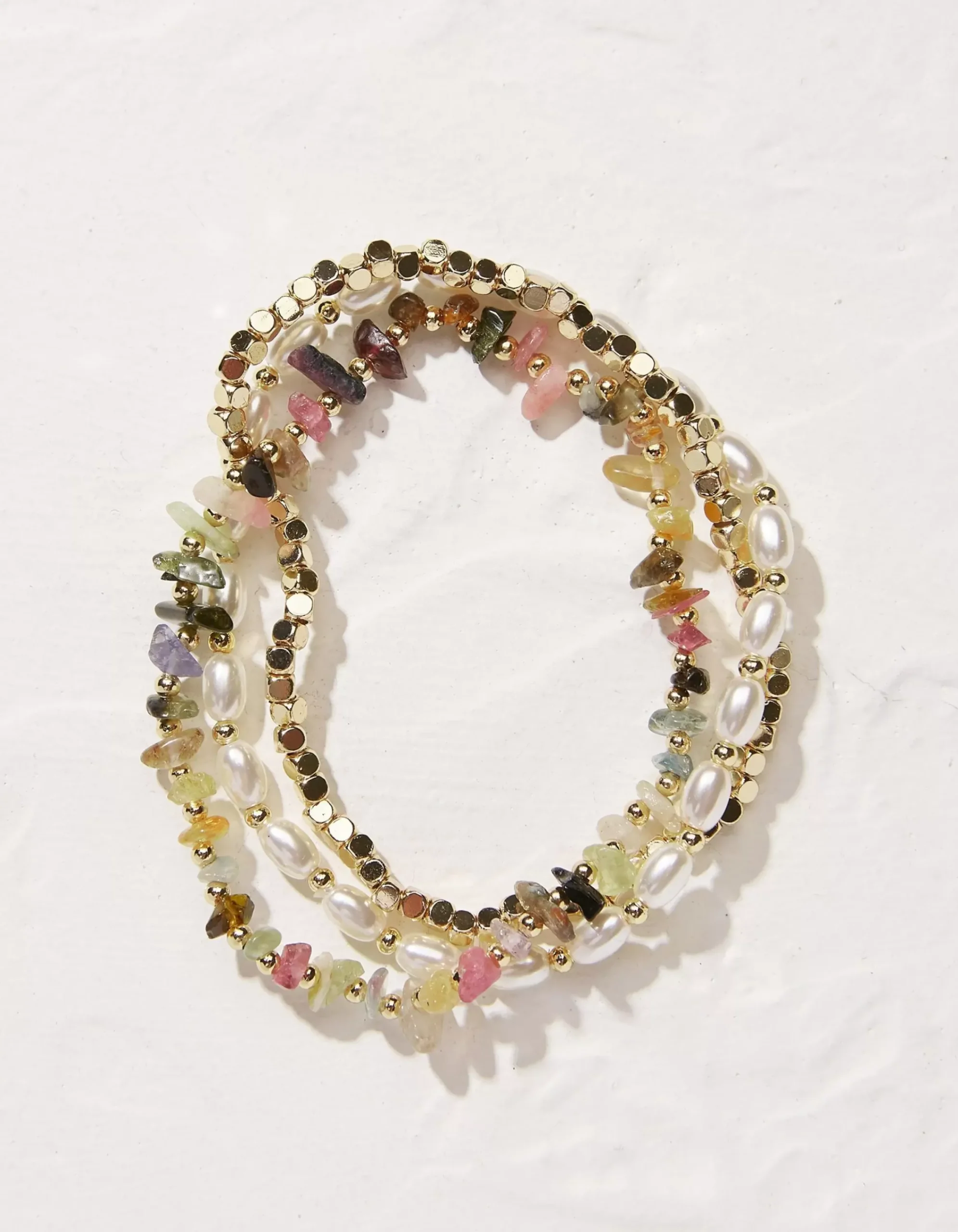 Women FatFace View All|Semi Precious Stretch Bracelet