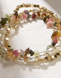 Women FatFace View All|Semi Precious Stretch Bracelet