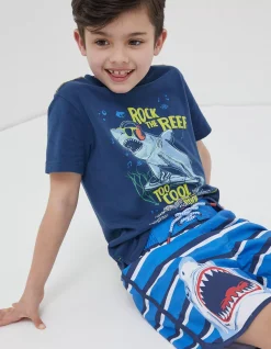 Boys FatFace View All|Shark Graphic Boardies
