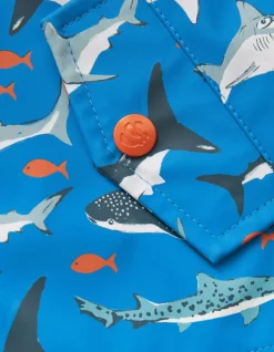 Baby FatFace View All|Shark Print Raincoat