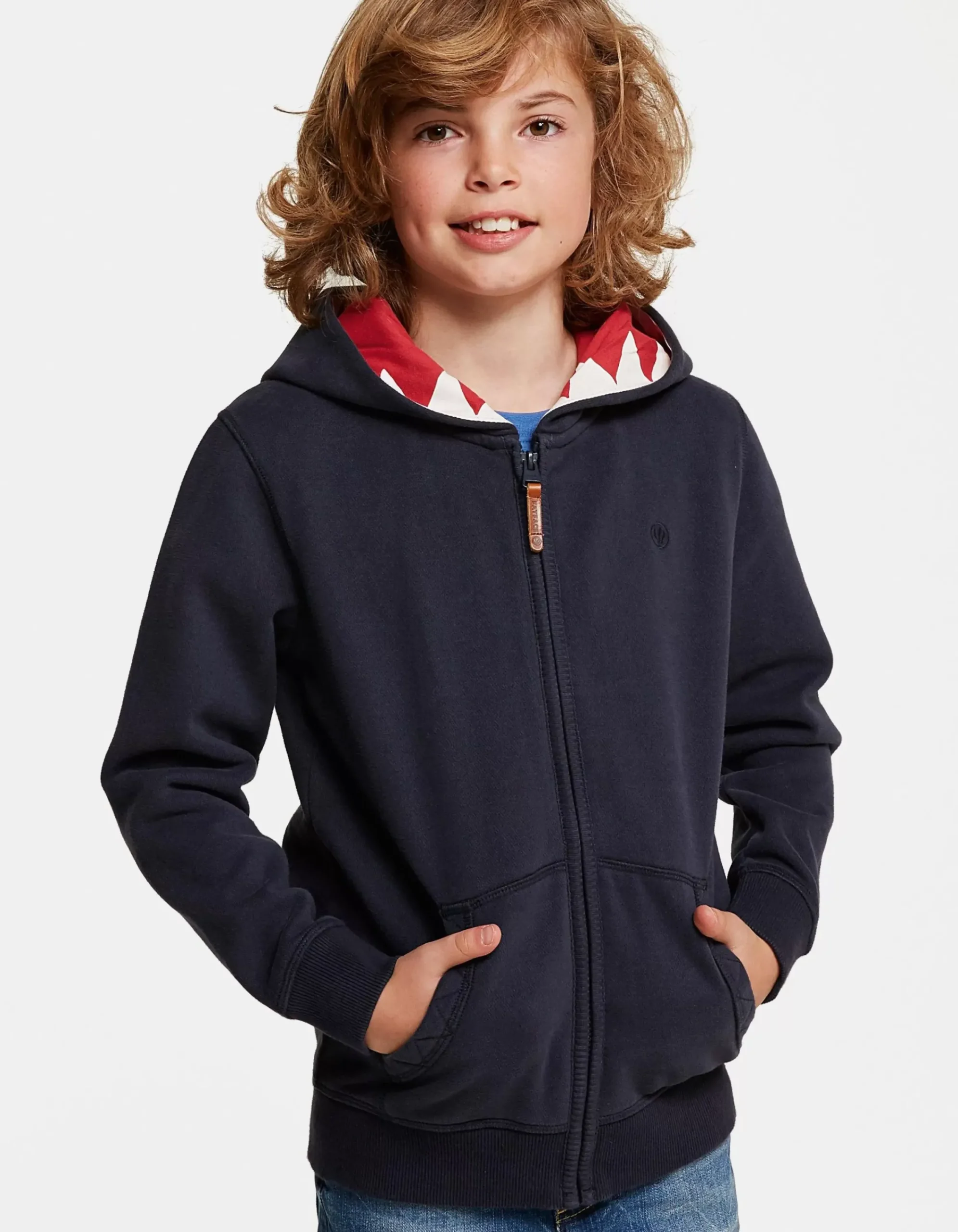 Boys FatFace Sweatshirts & Hoodies|Shark Tooth Hoodie