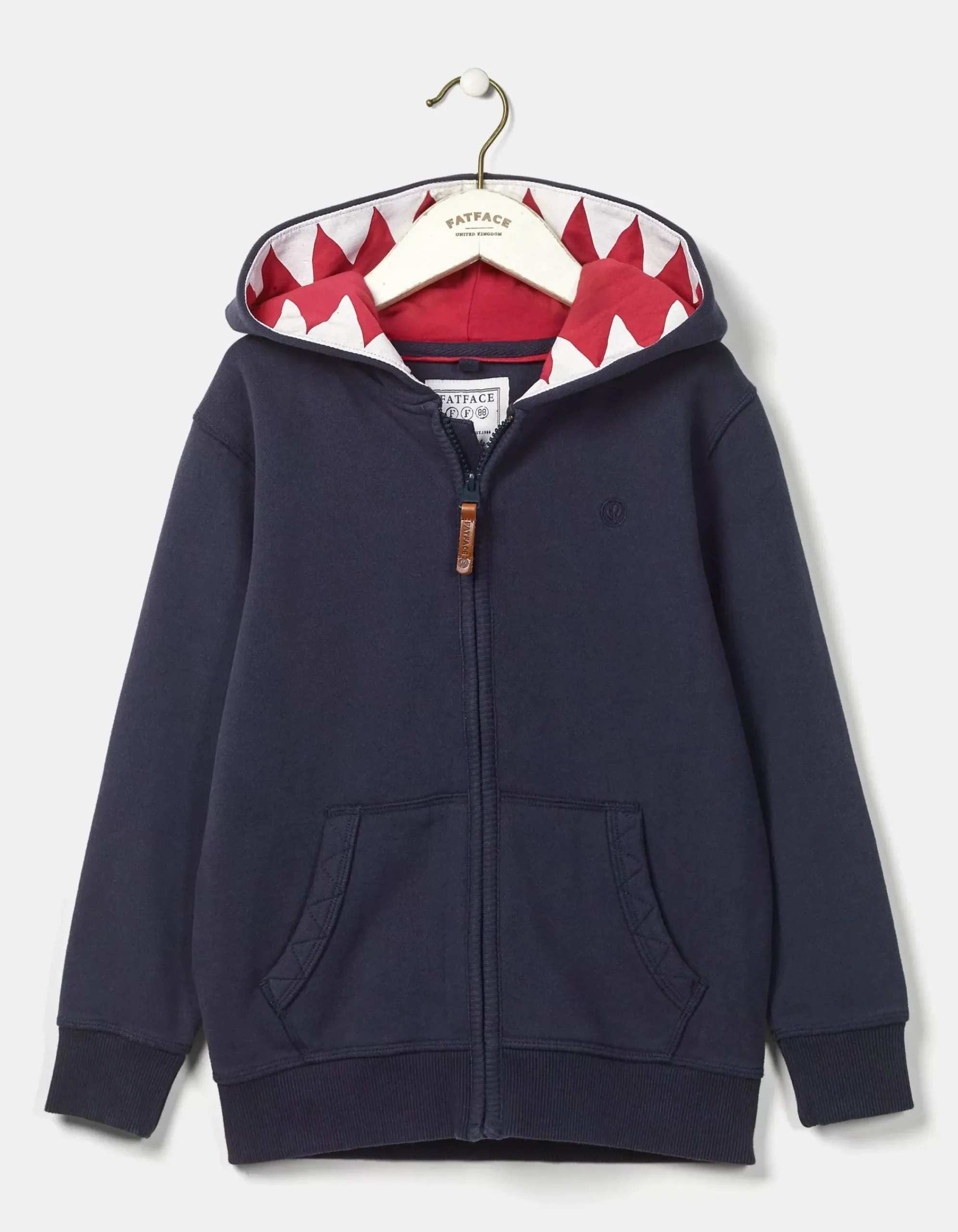 Boys FatFace Sweatshirts & Hoodies|Shark Tooth Hoodie