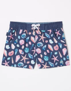 Girls FatFace View All|Shell Print Swim Shorts