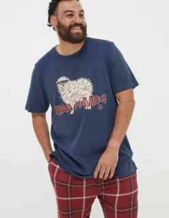 Men FatFace View All|Shelter Baa Humbug Stevie Sheep T-Shirt