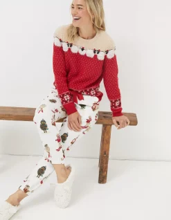 Women FatFace Nightwear & Loungewear|Shelter Stevie Sheep Cora Pyjama Bottoms