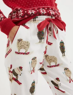 Women FatFace Nightwear & Loungewear|Shelter Stevie Sheep Cora Pyjama Bottoms