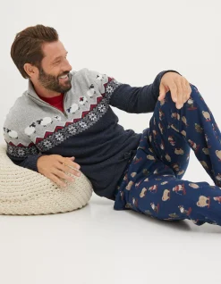 Men FatFace View All|Shelter Stevie Sheep Half Neck Jumper