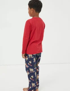 Boys FatFace View All|Shelter Stevie Sheep Pyjama Set
