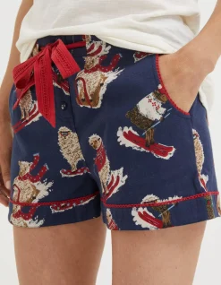Women FatFace Nightwear & Loungewear|Shelter Stevie Sheep Pyjama Shorts