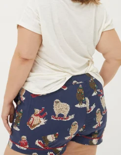 Women FatFace Nightwear & Loungewear|Shelter Stevie Sheep Pyjama Shorts