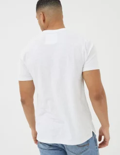 Men FatFace View All|Short Sleeve Slub Henley T-Shirt