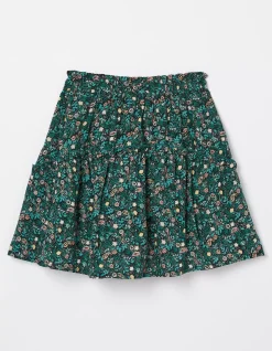 Girls FatFace View All|Sia Evergreen Floral Skirt