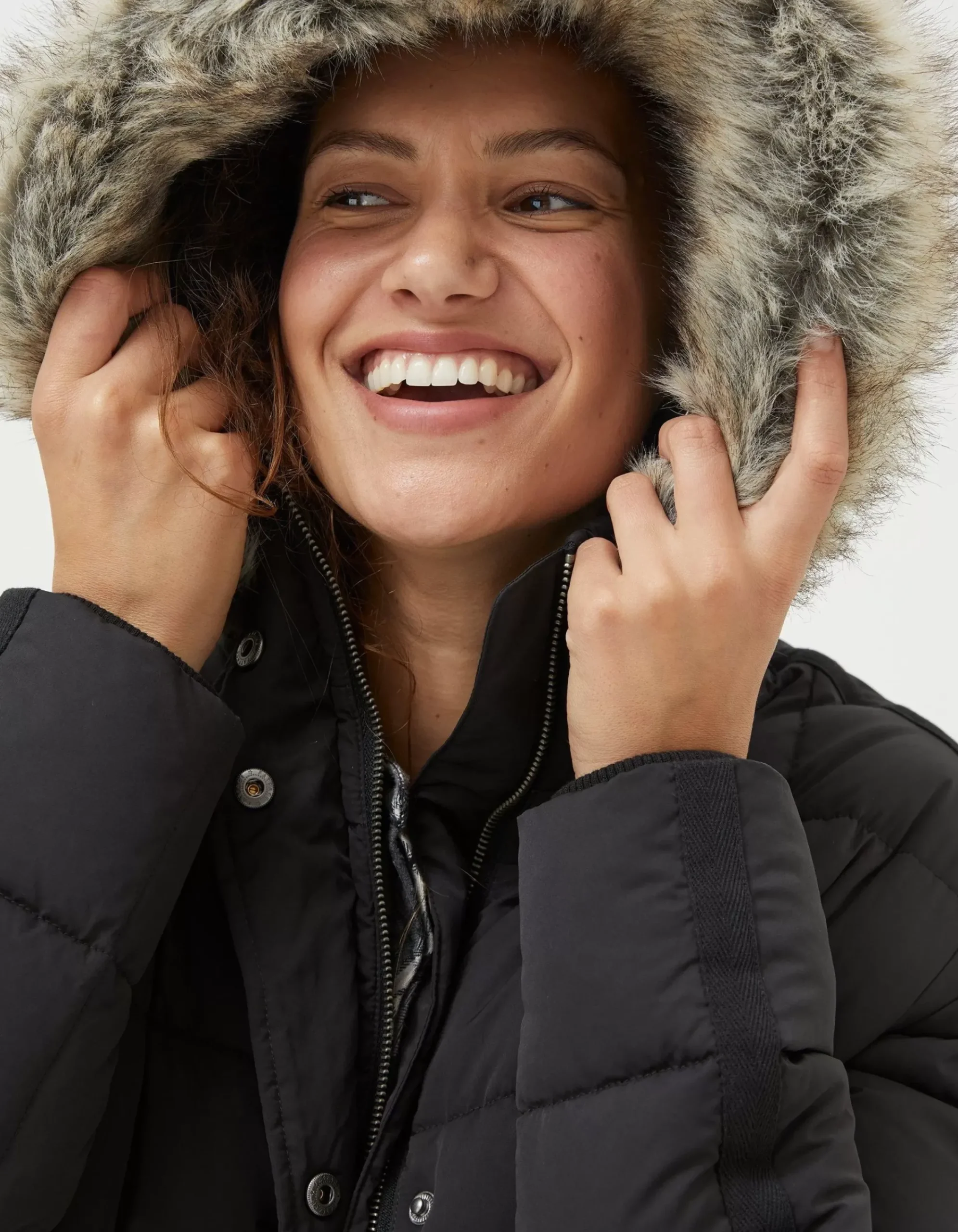 Women FatFace Coats & Jackets|Sienna Quilted Mid Length Coat