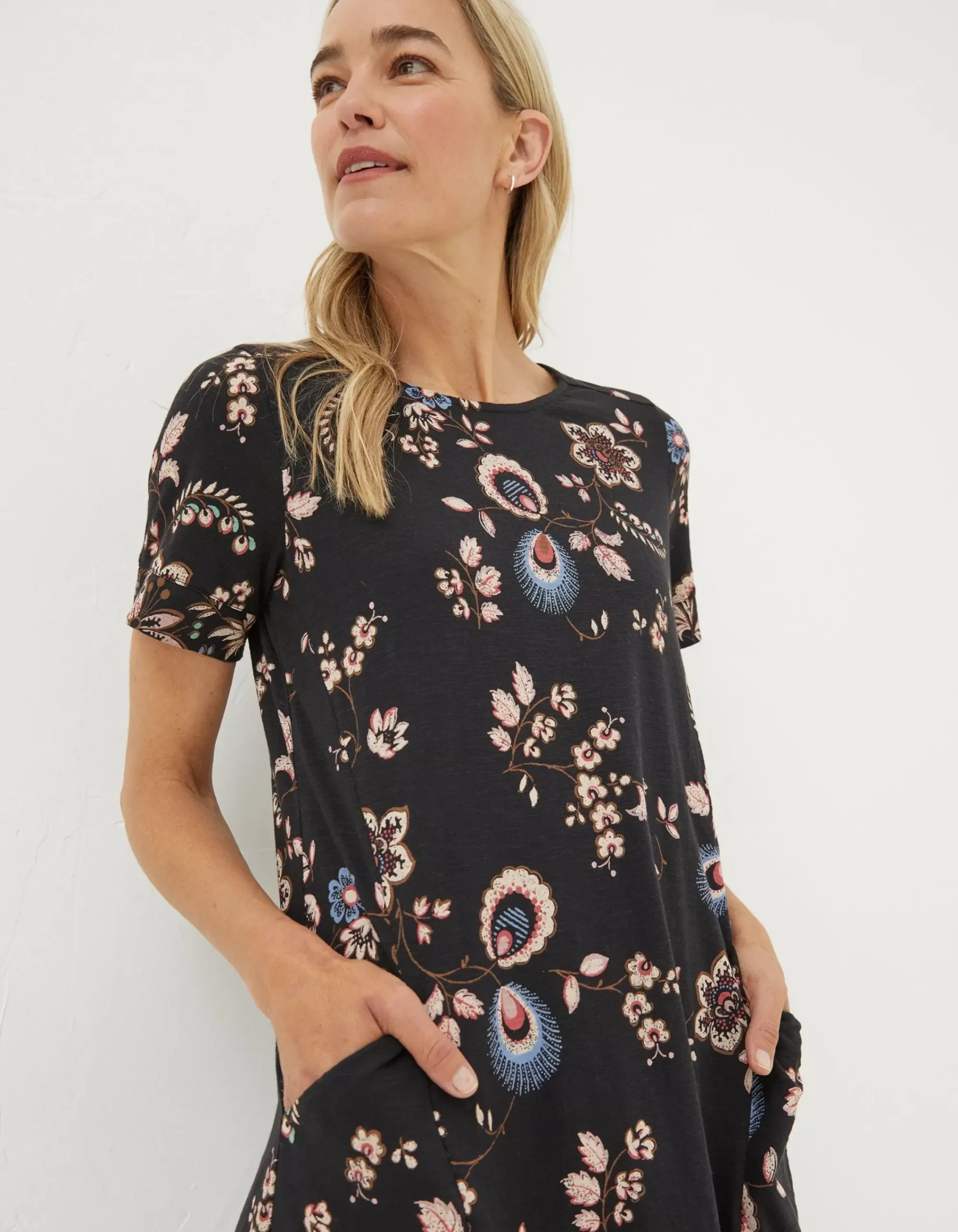 Women FatFace Dresses|Simone Floral Jersey Dress