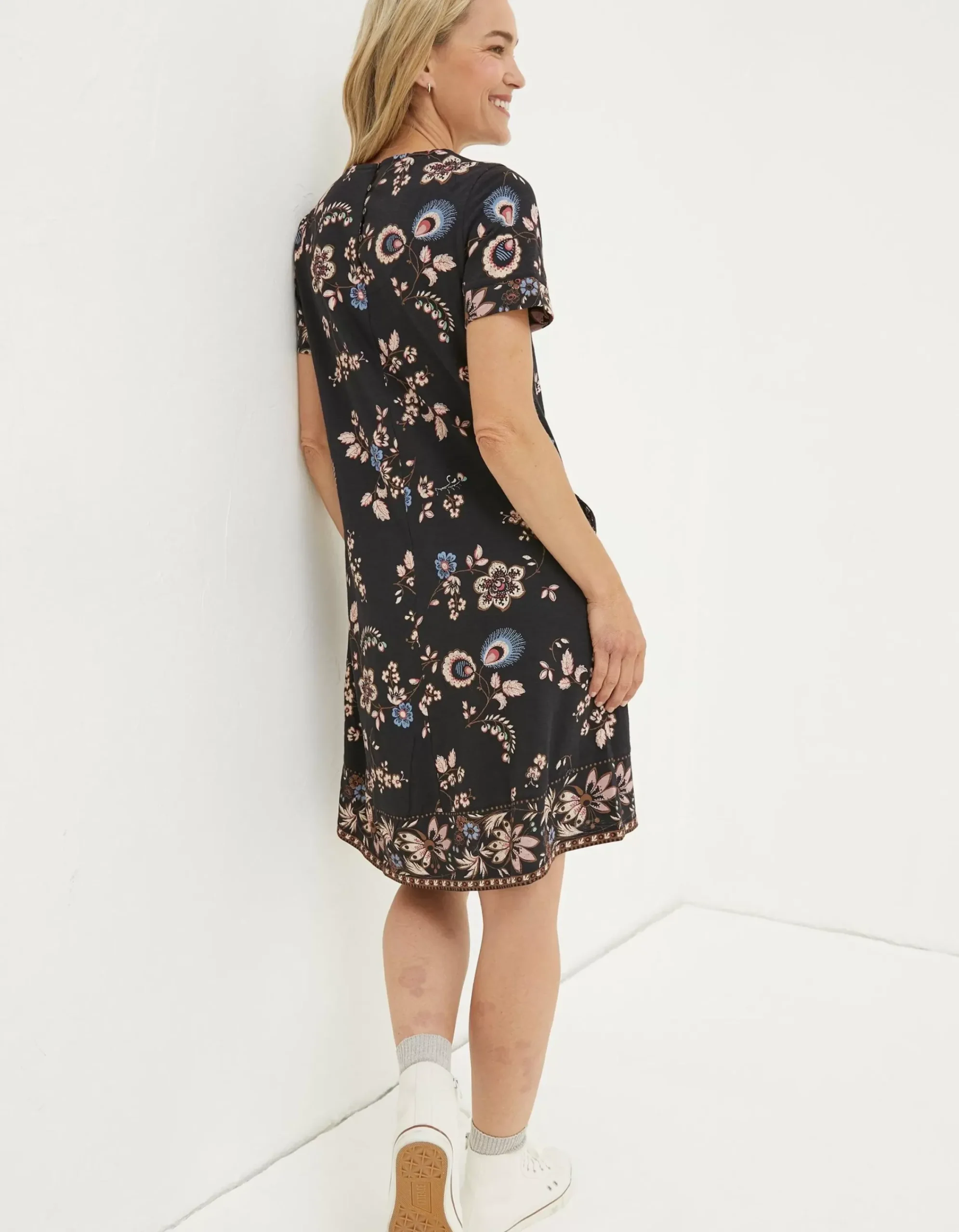 Women FatFace Dresses|Simone Floral Jersey Dress