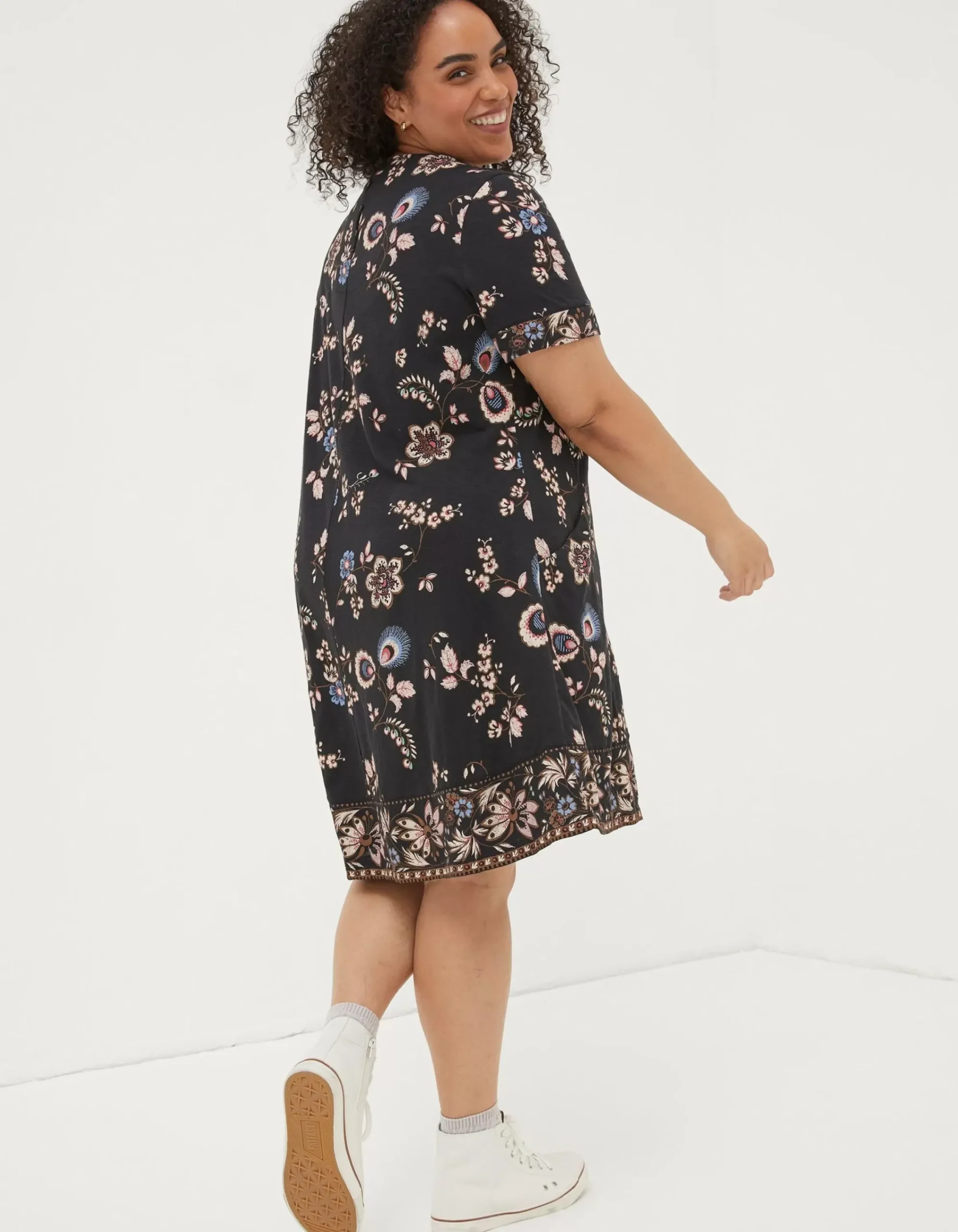 Women FatFace Dresses|Simone Floral Jersey Dress