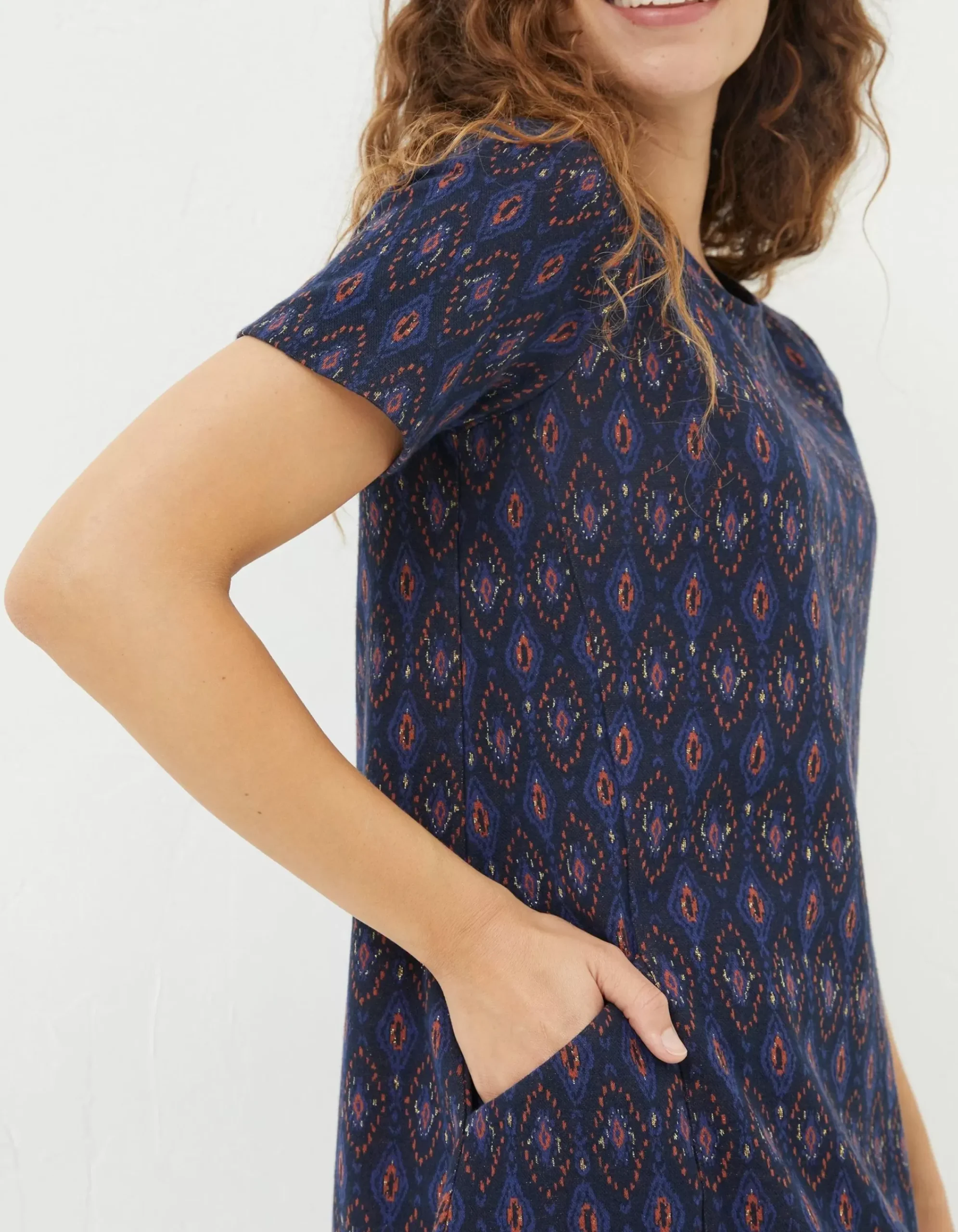 Women FatFace Dresses|Simone Jacquard Dress