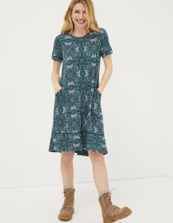 Women FatFace Dresses|Simone Mirrored Jersey Dress