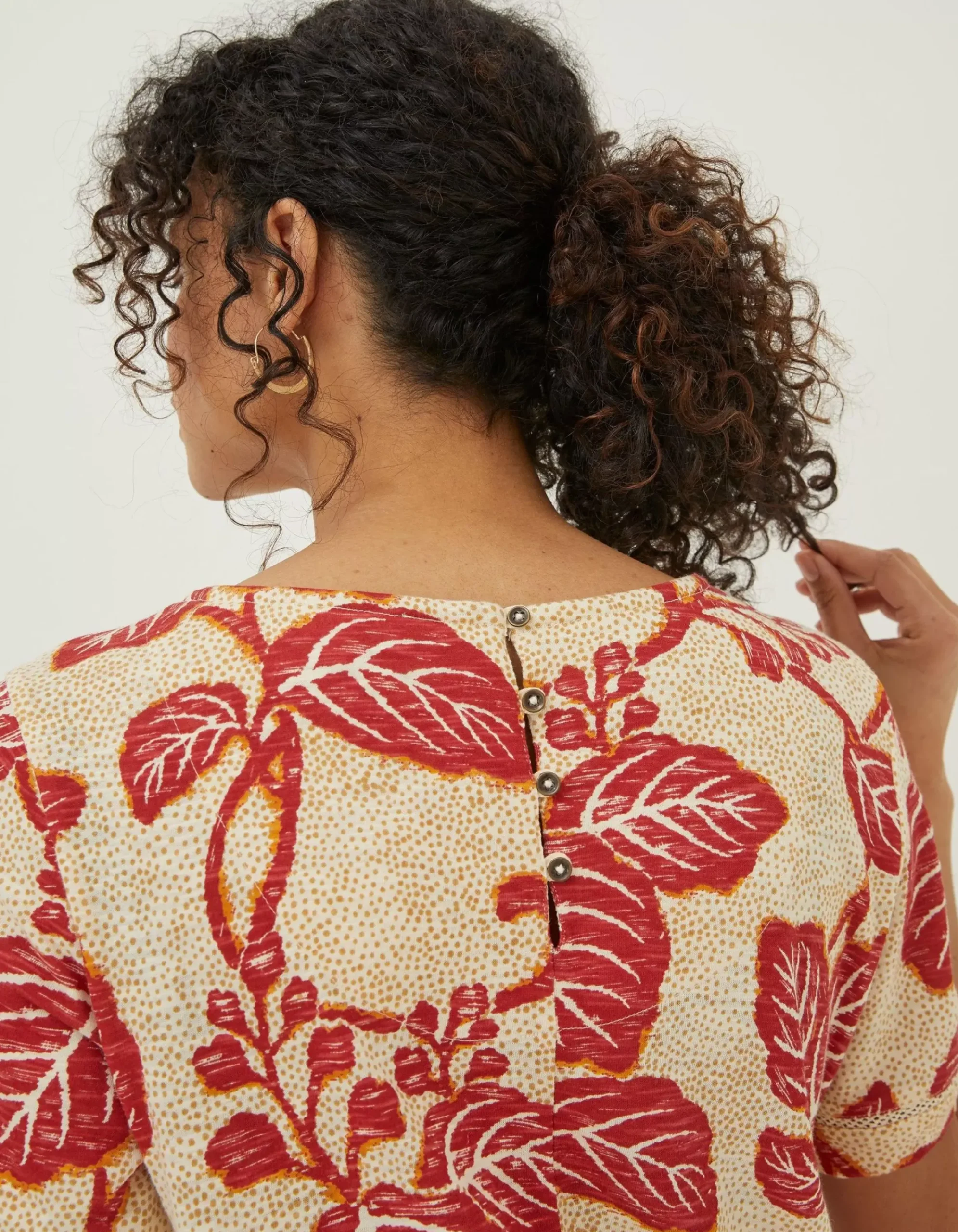 Women FatFace Dresses|Simone Vine Jersey Dress