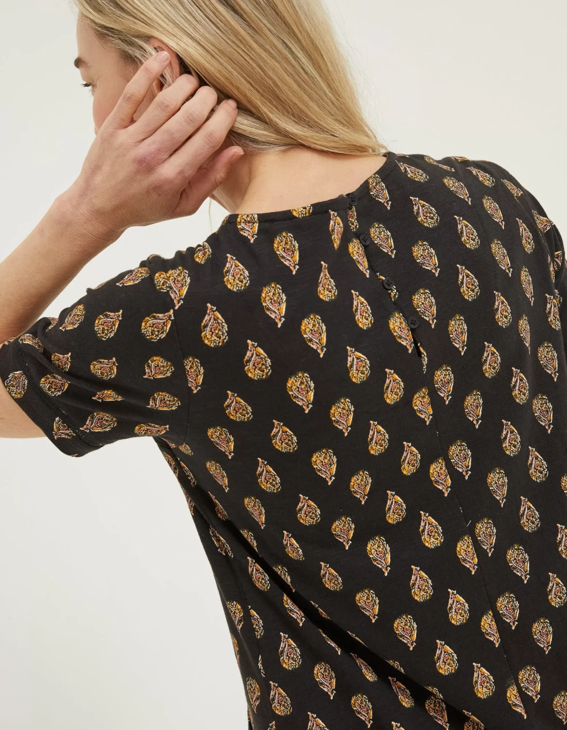 Women FatFace Dresses|Simone Woodblock Jersey Dress