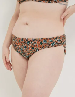 Women FatFace Beachwear & Swimwear|Sketched Floral Bikini Bottoms