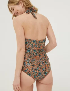 Women FatFace Beachwear & Swimwear|Sketched Floral Hoop Tankini Top