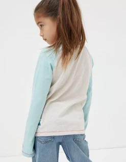 Girls FatFace View All|Ski Raglan Jersey T-Shirt