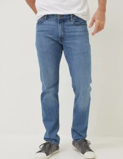 Men FatFace Jeans|Slim Authentic Wash Jeans