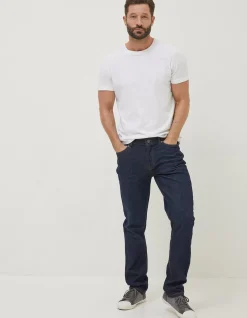 Men FatFace Jeans|Slim Dark Vintage Wash Jeans
