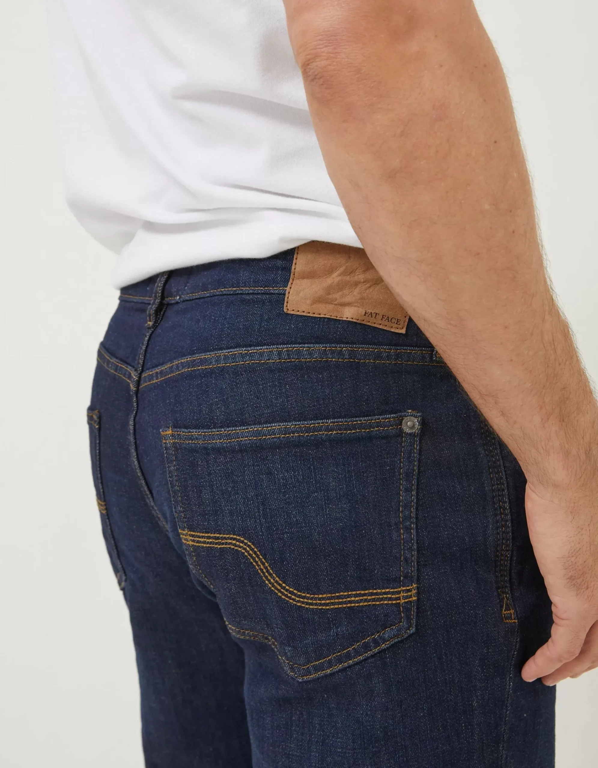 Men FatFace Jeans|Slim Dark Vintage Wash Jeans