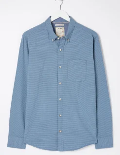 Men FatFace Shirts|Slim Hove Micro Check Shirt