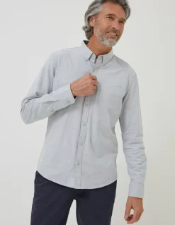 Men FatFace Shirts|Slim Hove Oxford Shirt