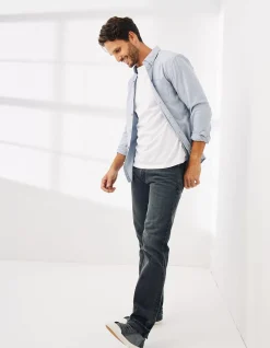 Men FatFace Shirts|Slim Hove Oxford Shirt