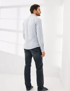 Men FatFace Shirts|Slim Hove Oxford Shirt