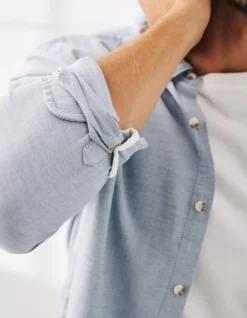 Men FatFace Shirts|Slim Hove Oxford Shirt
