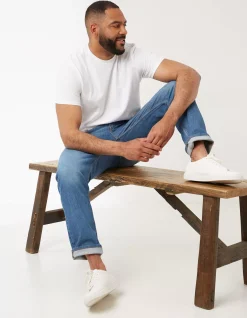 Men FatFace Jeans|Slim Light Wash Jeans