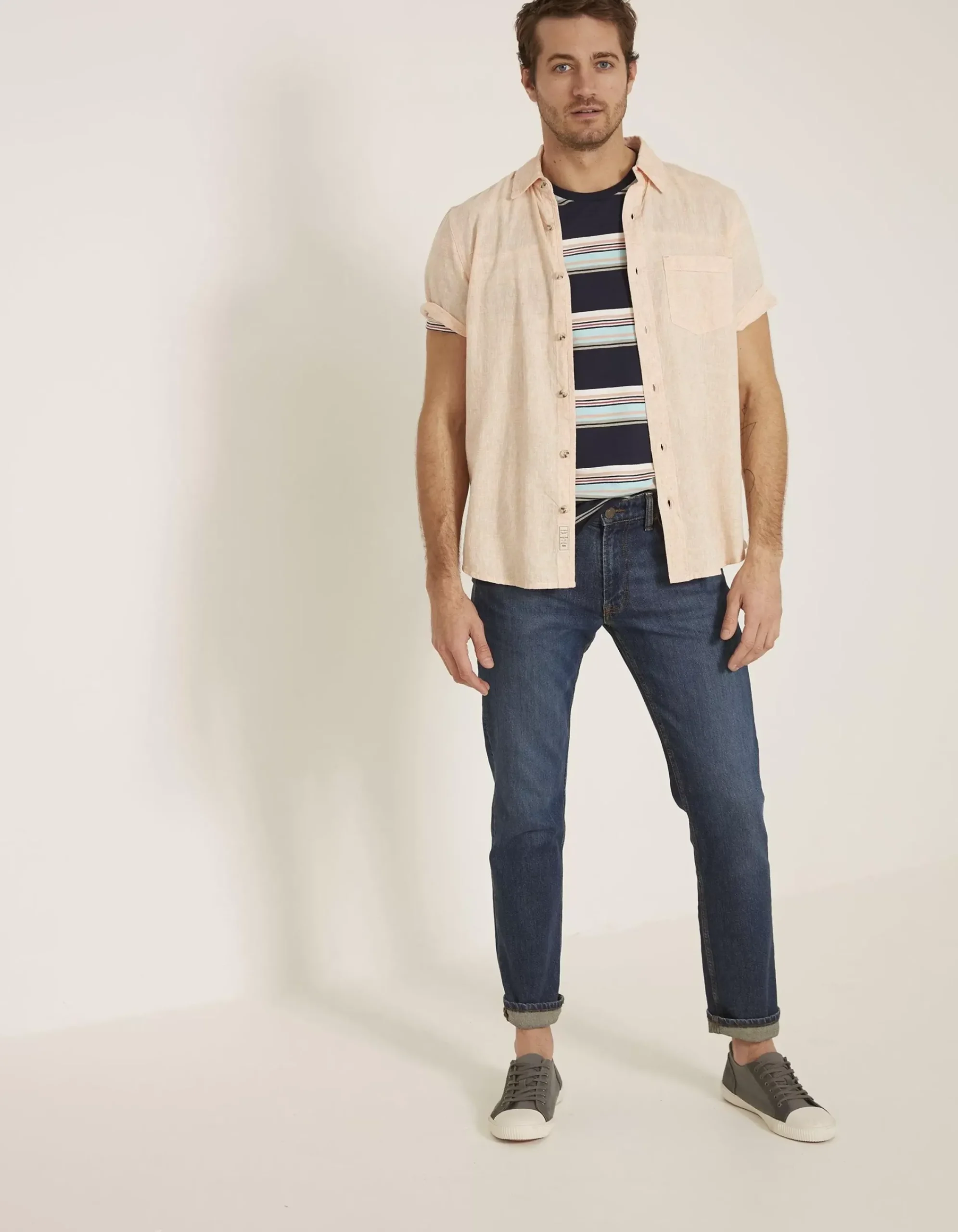 Men FatFace Jeans|Slim Mid Wash Jeans