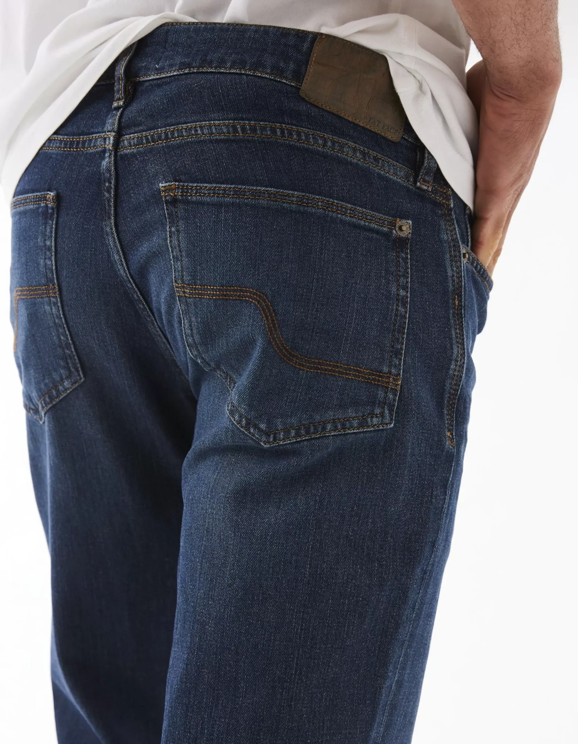 Men FatFace Jeans|Slim Mid Wash Jeans