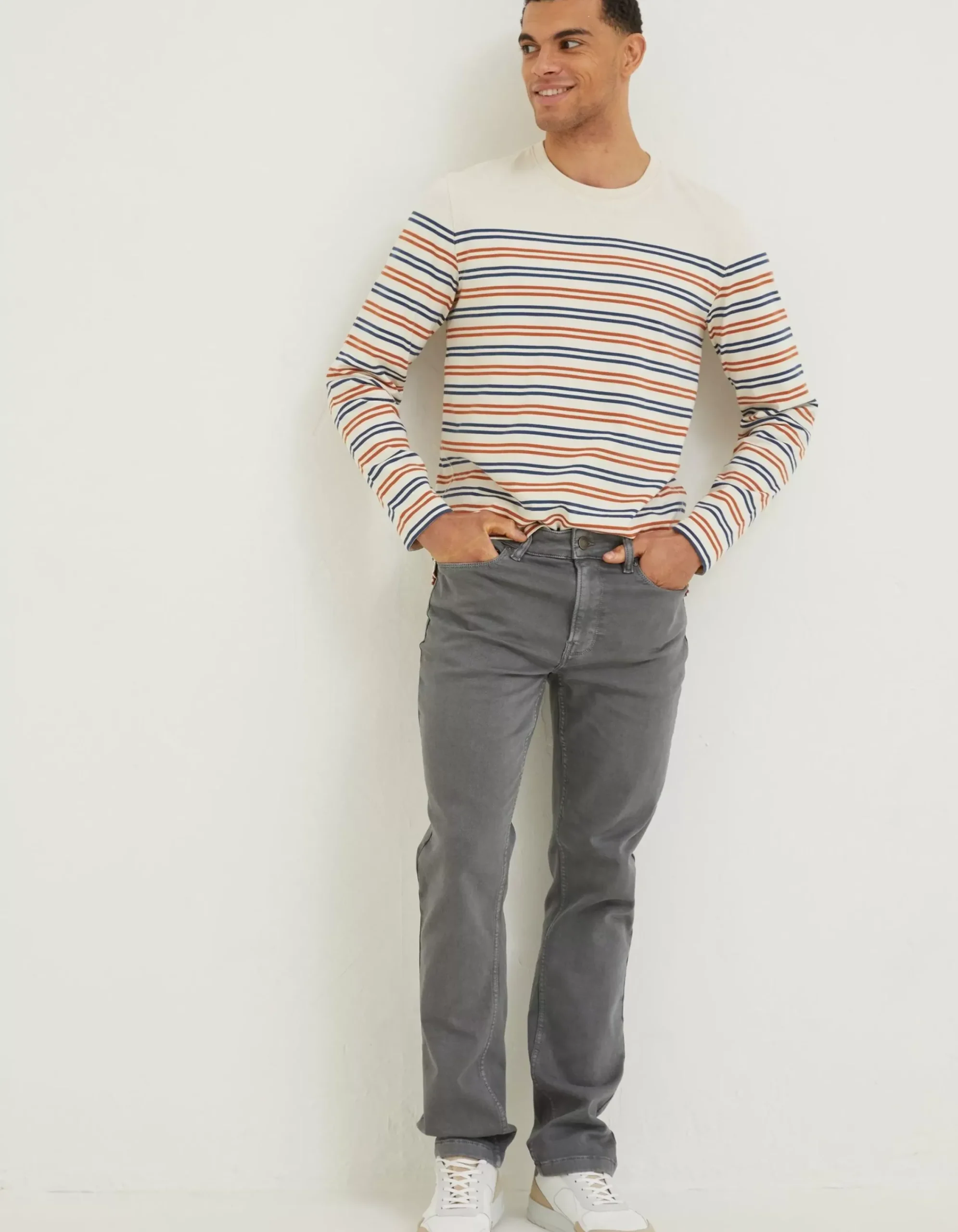Men FatFace Trousers & Chinos|Slim Salcombe Trousers