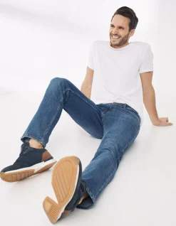 Men FatFace Jeans|Slim Stone Wash Jeans