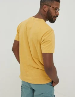 Men FatFace T-Shirts|Slub Henley T-Shirt