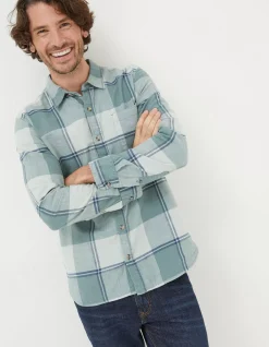 Men FatFace Shirts|Somerset Check Shirt