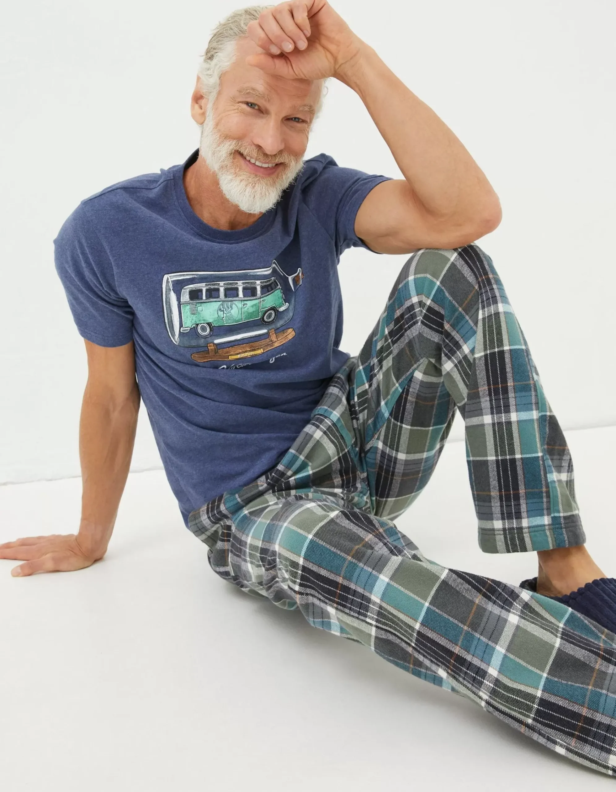 Men FatFace View All|Southsea Checked Pyjama Bottoms
