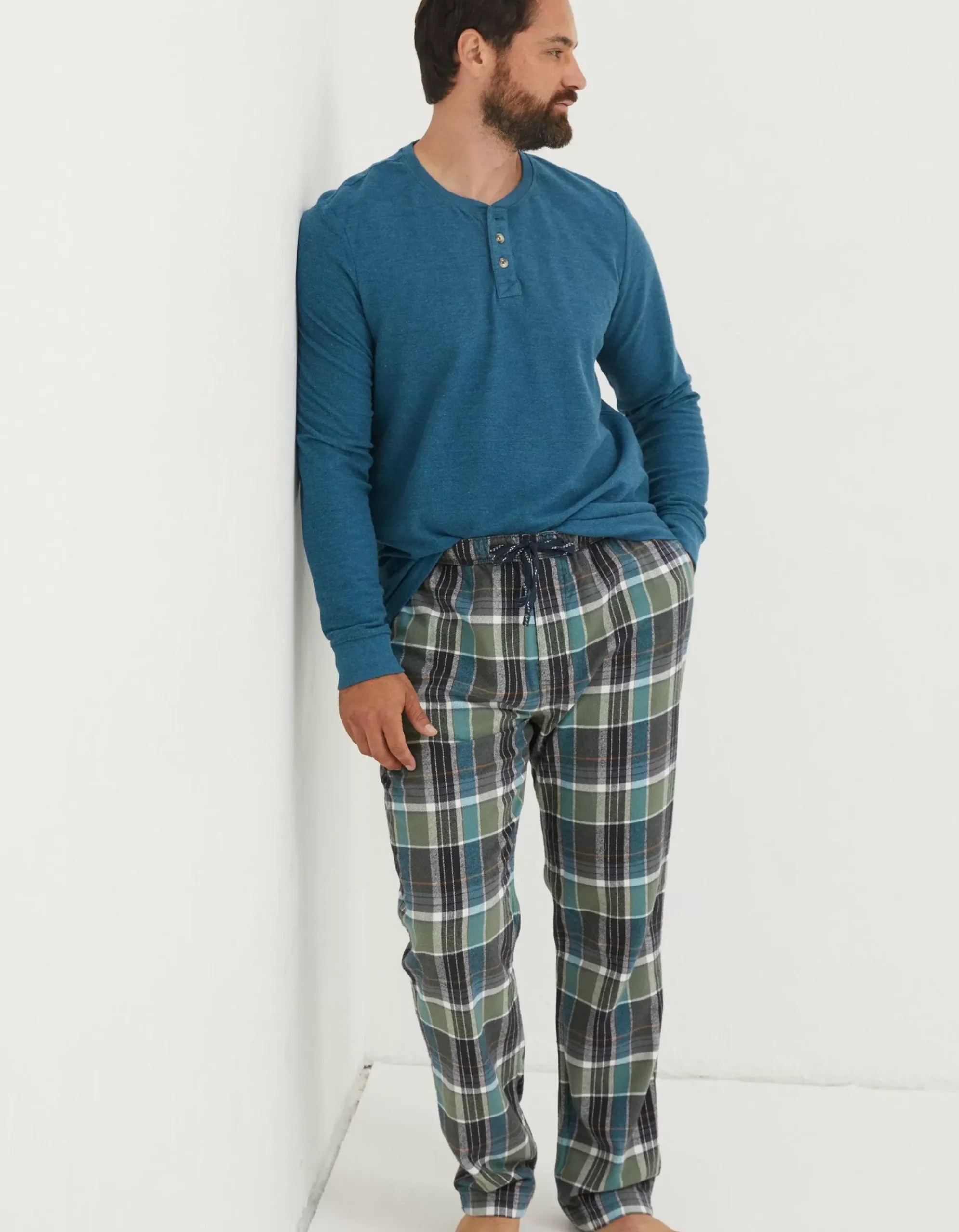 Men FatFace View All|Southsea Checked Pyjama Bottoms