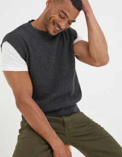 Men FatFace Knitwear|Southwick Crew Knitted Tank