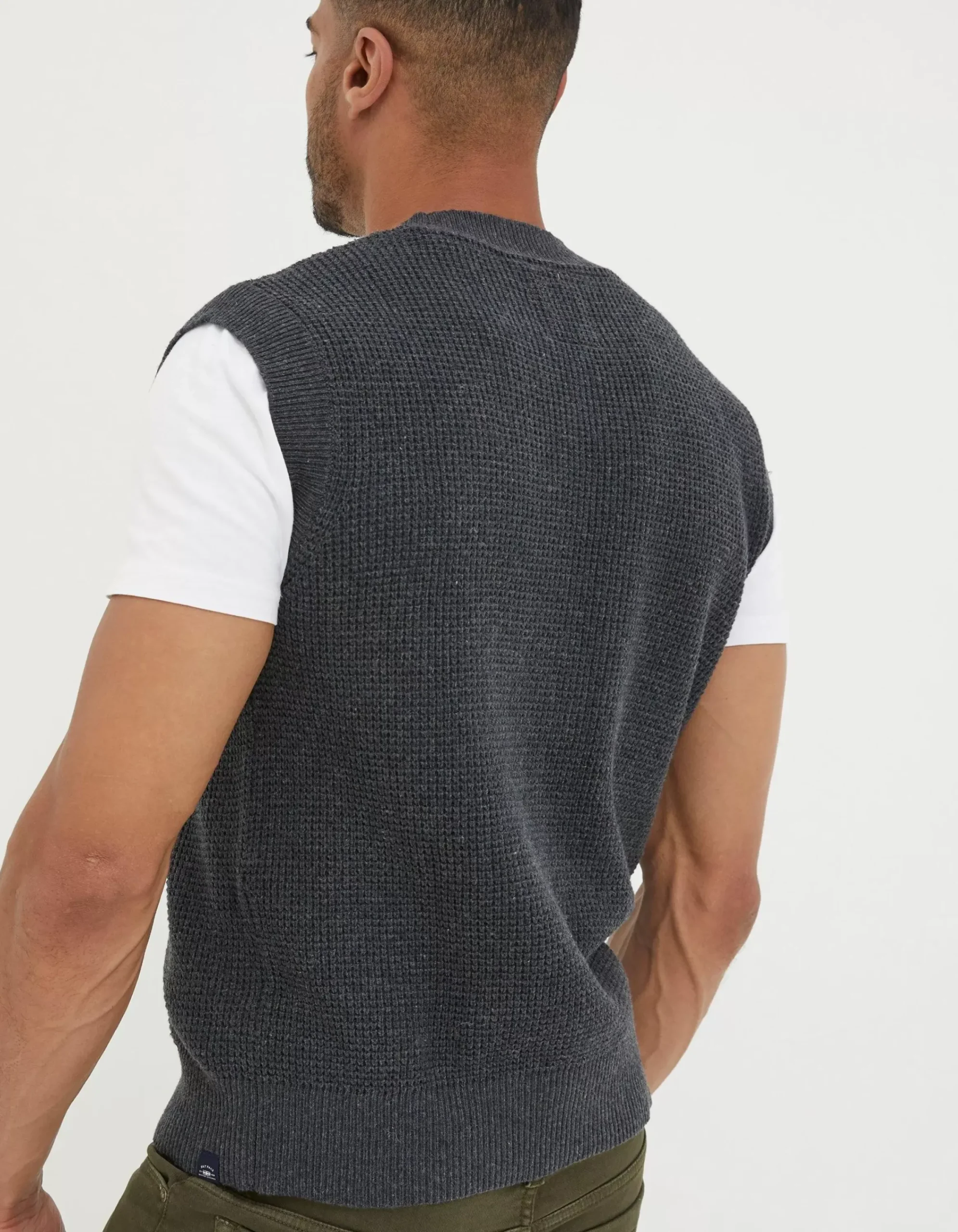 Men FatFace Knitwear|Southwick Crew Knitted Tank