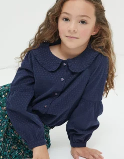 Girls FatFace View All|Spot Cord Blouse