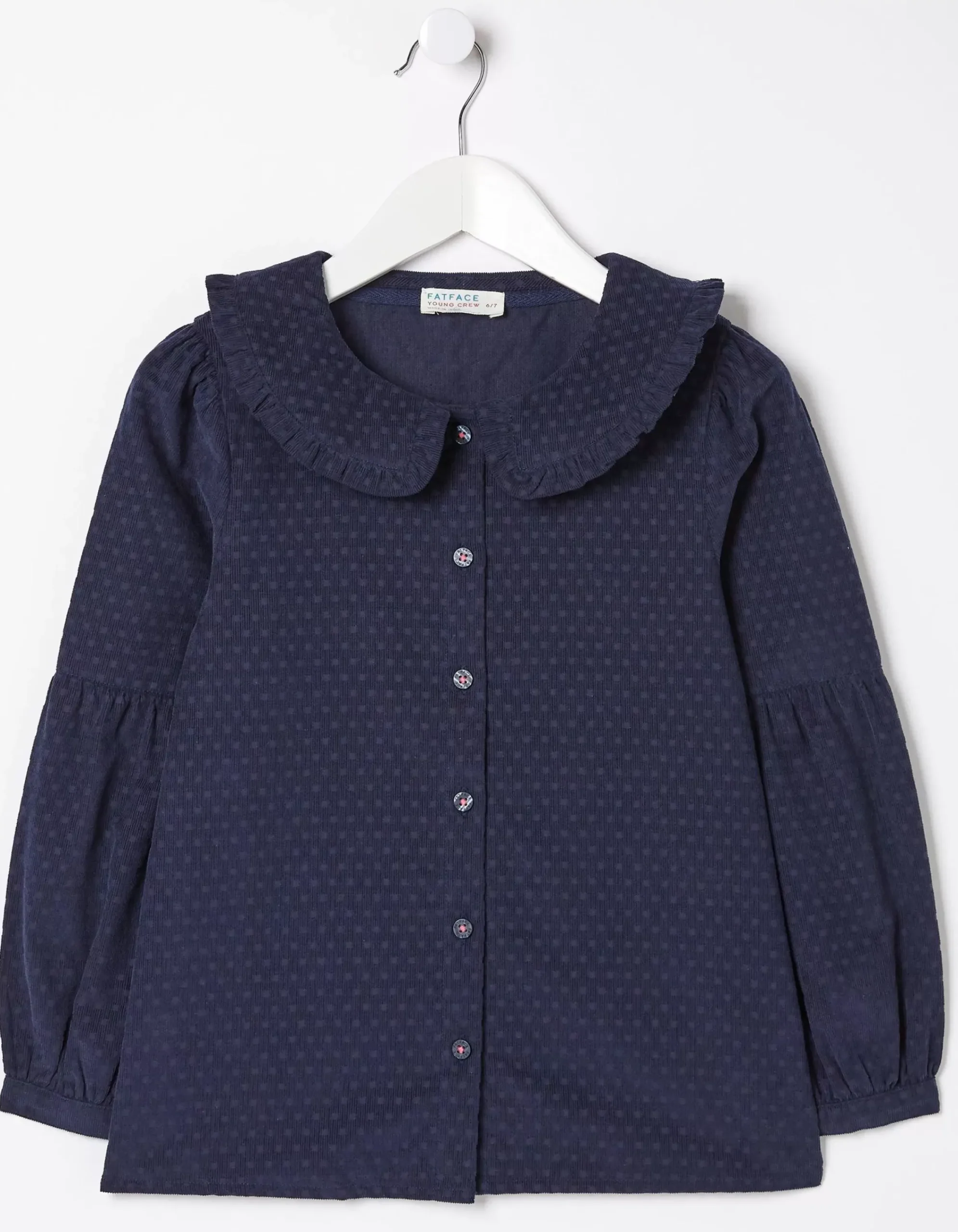 Girls FatFace View All|Spot Cord Blouse